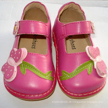 Lovely Hot Pink Big Butterfly Kleinkind Quietschen Schuhe